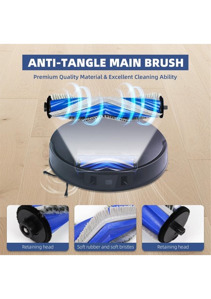 Ecovacs Deebot T30 Omni Için, T30 Pro Omni Için Ana Yan Fırça Hepa Filtreleri, T30 Pro Max, Yedek Parçalar (Yurt Dışından) fırsatları