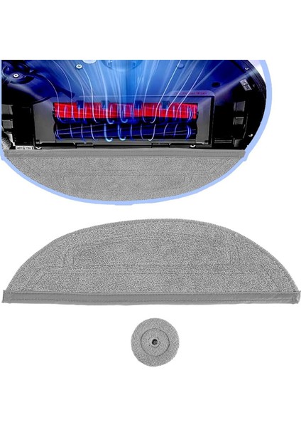 Roborock S8 Maxv Ultra / S8 Max Ultra Robot Süpürge Için 12 Adet Mop Ped Yedekleri Mop Bezi Kenar Mop Pedleri (Yurt Dışından) fiyatları