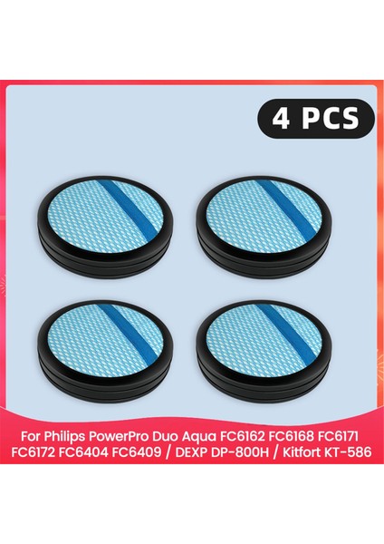 Philips Powerpro Duo Aqua FC6162 FC6168 FC6171 FC6172 FC6404 FC6409 / Dexp DP-800H / Kitfort KT-586 Için Köpük Filtre (Yurt Dışından)