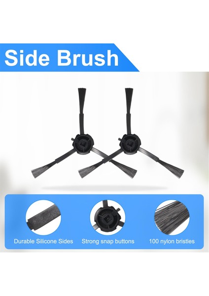 Dreame X30 ULTRA/L10S Pro Ultra Ana Yan Fırça Hepa Filtre Paspas Pedleri Toz Torbaları Yedek Yedek Parça (Yurt Dışından) fiyatları