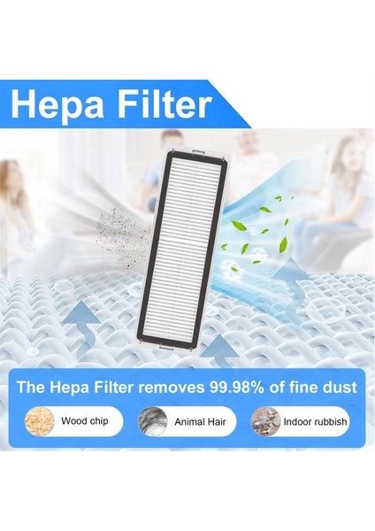 Dreame D9 / D9 Max / L10 Pro Robot Süpürge Için Aksesuar Seti, Silindir Fırça, Filtreler, Paspas Pedleri, Yan Fırçalar (Yurt Dışından) fırsatları