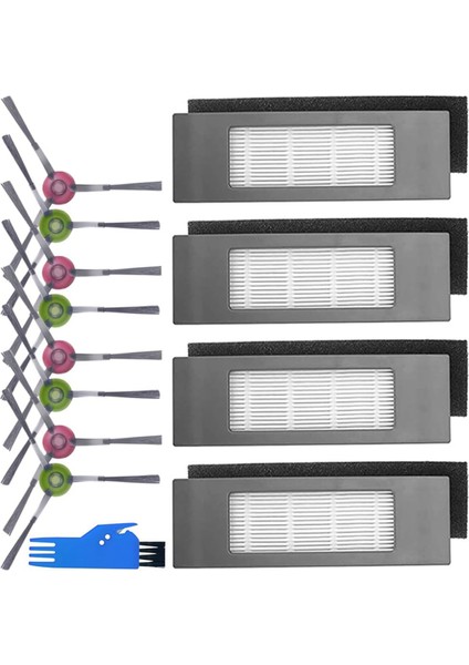 Ecovacs Deebot Ozmo 920 950 T5 T8 T8 Aıvı T8 Max N7 N8 + N8 Pro N8 Pro Plus Yedi 2 Için Yedek Parça Aksesuarları (Yurt Dışından)