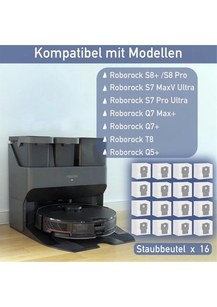 Roborock S8+ / S8 Pro Ultra / S7 Maxv Ultra / S7 Pro Ultra / Q7 Max+ / Q7+ / Q5+ Toz Torbaları Için Elektrikli Süpürge Torbaları (Yurt Dışından) fırsatları