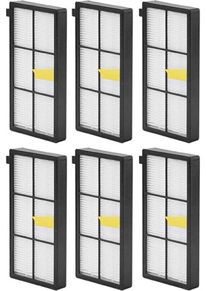 6 Adet Hepa Filtre Irobot Roomba 900 Serisi 800 805 850 860 861 866 870 880 890 960 980 Elektrikli Süpürge Filtresi (Yurt Dışından)
