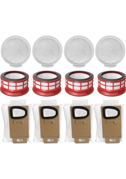 Roborock H7 Akülü Çubuk Elektrikli Süpürge Yedek Parça Aksesuarları Hepa Ön Sonrası Filtre Toz Torbası (Yurt Dışından)