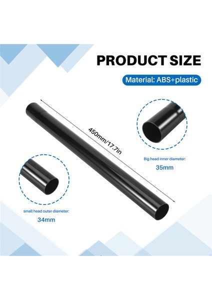 1 Adet Elektrikli Süpürge Aksesuarları Elektrikli Süpürge Düz Tüp Uzun Çubuk Sert Tüp Uzun Saplı Kafa Iç Çapı 35MM (Yurt Dışından) fırsatları