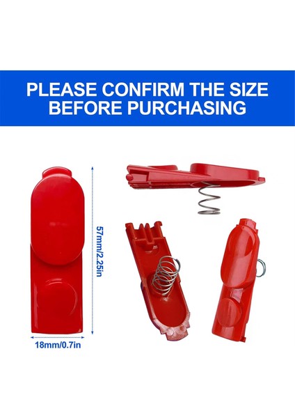 Dyson V7 V8 V10 V11 V15 Elektrikli Süpürge Için Tetik Anahtarı Düğmesi, Klip Mandalı Sekmesi Değnek Yedek Parça Kiti (Yurt Dışından) modelleri