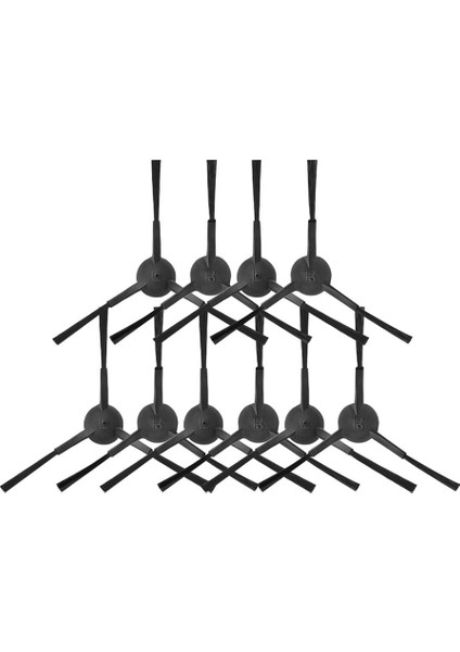 Thamtu G11 Robotik Elektrikli Süpürge Için 10 Adet Yan Fırça Yedek Parça Aksesuarları (Yurt Dışından)