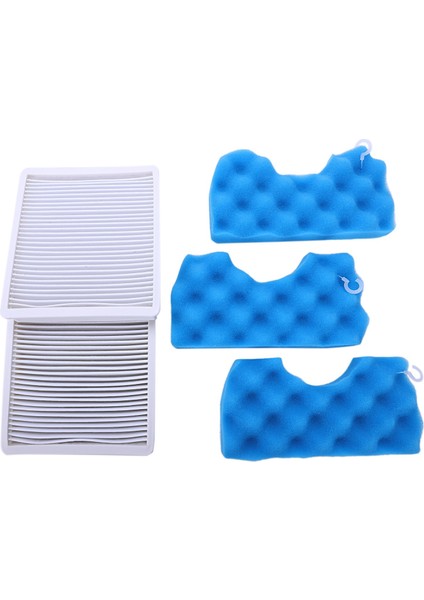 2x Elektrikli Süpürge Toz Filtresi Hepa Filtre + 3xset Filtre Pamuk Samsung SC4300 SC4470 Beyaz VC-B710W (Yurt Dışından)