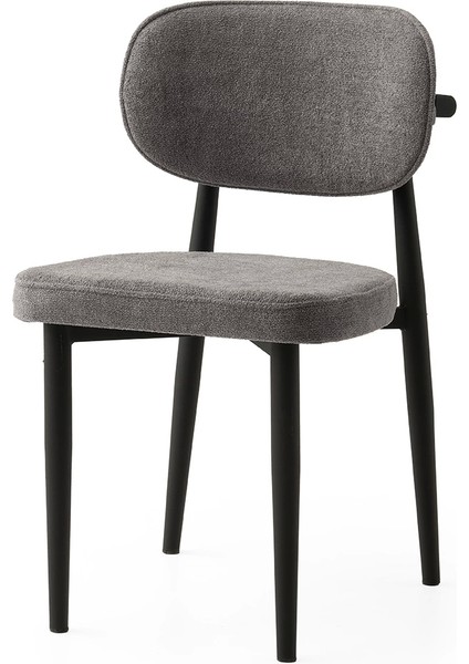 Sst Kumaş Salon ve Mutfak Sandalyesi Metal Ayaklı 1 Adet