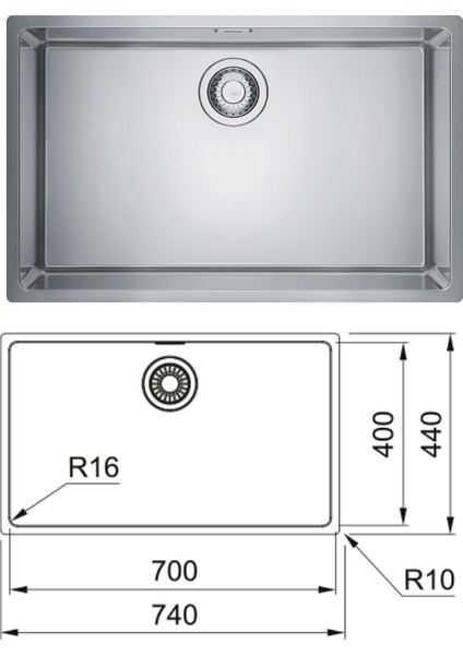 Maris Mrx 110-70 Eviye, Lina Spiralli Inox Armatür Seti fiyatları