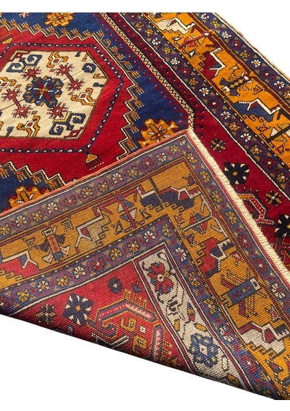 El Dokuma 125 x 225 Büyük Yahyalı Halısı Ince Kök Boya Yün Halı fırsatları