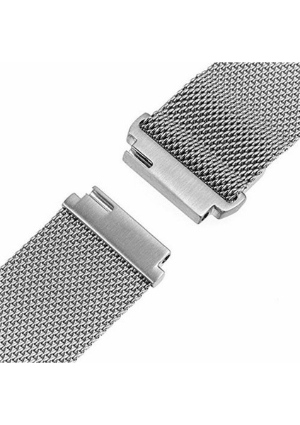Fossil Saat Uyumlu 22MM Manyetik Mıknatıslı Çelik Hasır Saat Kordonu