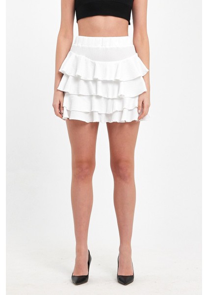 2'li Mykonos Etek Siyah ve Beyaz modelleri