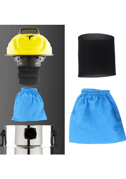 Tekstil Filtre Torbaları Islak ve Kuru Köpük Mv1 Wd1 Wd2 Wd3 Elektrikli Süpürge Torbası Parçaları (Yurt Dışından)