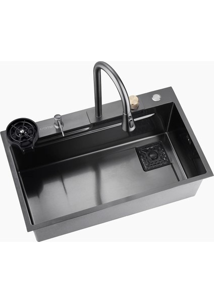 Teknolojik Akıllı Eviye Seti Kombine Basic Nano Siyah KRM1010-BL