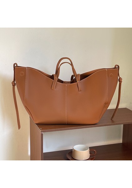 Çantalar Kadın Kanat Çanta Büyük Kapasiteli Kore Tarzı Omuz Çantası Çok Yönlü Tote Çanta High-End Çanta Trendy (Yurt Dışından)