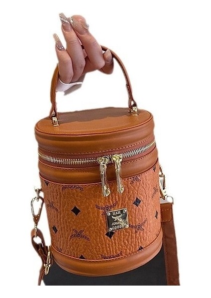 Yeni Moda High-End Crossbody Çok Yönlü Kova Çanta Kadınlar Için Silindirik Kova Çanta (Yurt Dışından) fiyatları