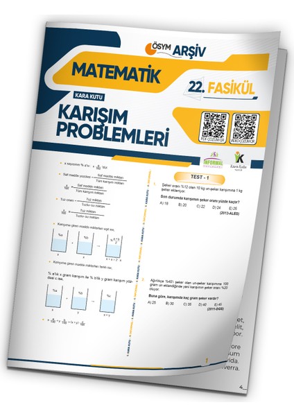2025 Tyt Matematik Karışım Problemleri Ösym Çıkmış Soru Modüler Set 22. Fasikülü