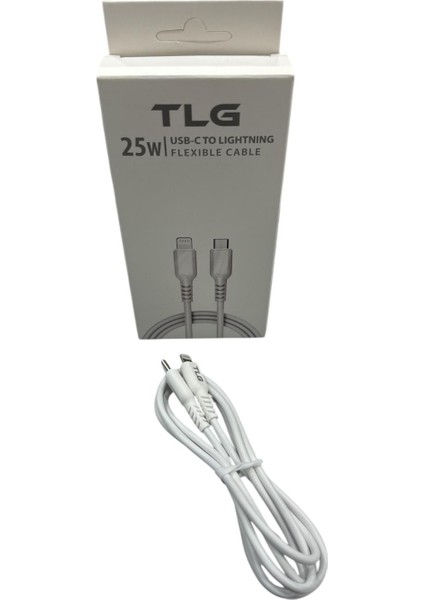 Lightning Type-C USB Kablo Hızlı Şarj Kablosu 25W