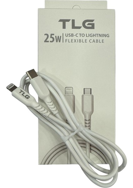 Lightning Type-C USB Kablo Hızlı Şarj Kablosu 25W