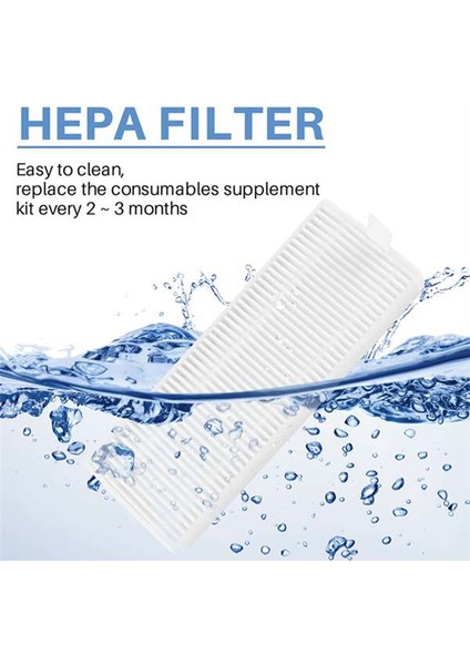 10 Adet Elektrikli Süpürge Filtresi Yedek Ev Temizlik Parçaları Aletleri (Yurt Dışından)