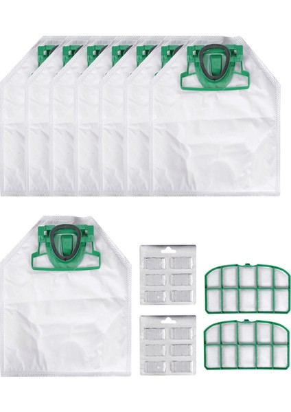 VK200 FP200 Kobold Elektrikli Süpürge Torbası Yedek Filtresi Için Parçalar 8 Torba + 2 Filtre + 12 Koku (Yurt Dışından) fırsatları