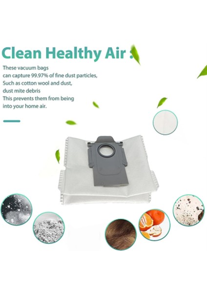 MAX/Q7MAX+/T8/G10S/G10SPRO Robot Süpürge Için 10 Adet Toz Torbası Yedek Parçaları Çıkarın (Yurt Dışından) modelleri