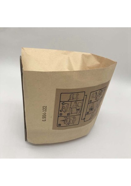 Wd2, Mv2 ile Uyumlu 10 Paket Elektrikli Süpürge Torbası, 6.904-322.0'IN Yerini Alır (Yurt Dışından) fırsatları