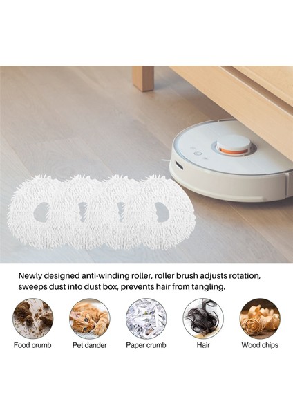 22 Adet T10 Süpürme Robotu Aksesuarları Için Uygun Yan Fırça Filtre Ekran Bez Paspas Bezi (Yurt Dışından) fırsatları