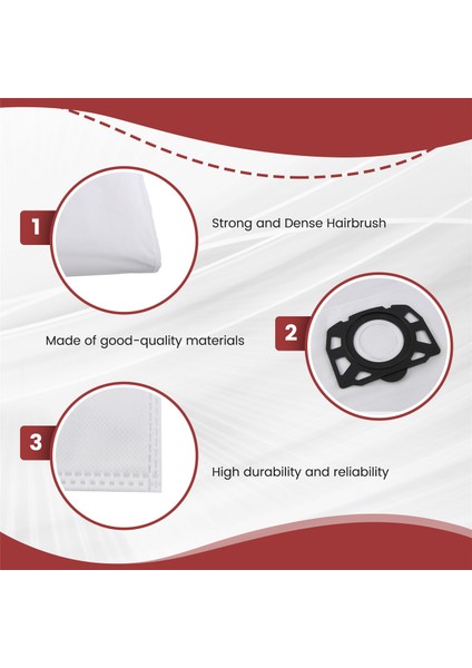 6 Adet Elektrikli Süpürge Toz Torbası Mv4 Mv5 Mv6 Wd4 Wd5 Wd6 WD4000-WD5999 (Yurt Dışından) indirimleri