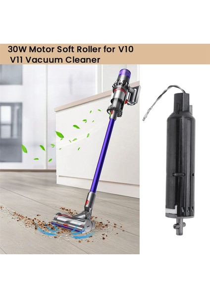 V10 V11 Elektrikli Süpürge Için 30W Motor Yumuşak Silindir Aksesuar Montajını Değiştirin (Yurt Dışından) modelleri