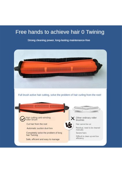 Saç Kesme Anti-Roller Fırçası X40 Pro X30 L10S Ultra L30 L20 Elektrikli Süpürge Parçaları (Yurt Dışından) indirimleri