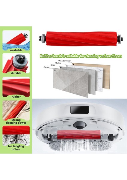 Qrevo Pro Maxv Elektrikli Süpürge Için Yedek Parça Seti, Fırçalar, Filtreler, Paspas Pedleri Vb. Dahil 29 Parça. (Yurt Dışından) fırsatları