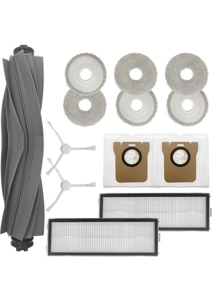 L10 Ultra / L10S Robot Süpürge Ana Yan Fırça Filtre Paspas Pedleri Toz Torbaları Yedek Parçaları (Yurt Dışından)