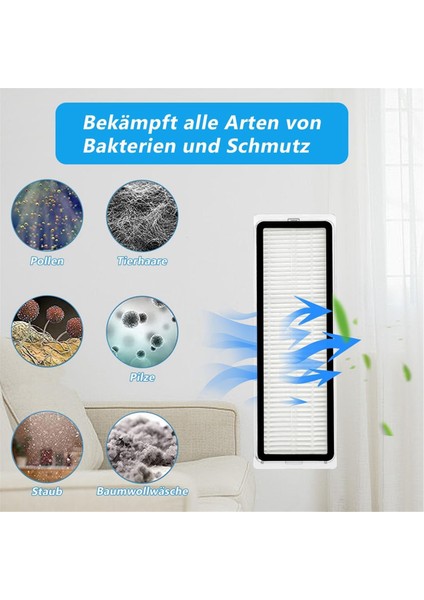 L10S ULTRA/L10 ULTRA/X10 Plus Için, Pro Ana Yan Fırça Filtreleri Paspas Bezi Yedek Parçaları (Yurt Dışından) modelleri