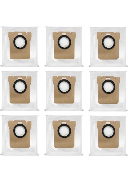 L10S Ultra Robot Süpürge Aksesuarları Parçaları Için 9 Adet Toz Torbası Yedeği (Yurt Dışından)