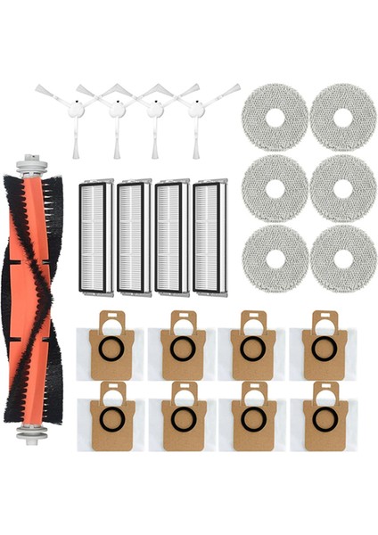 Omni 1s B101CN B116 Aksesuarları Ana Yan Fırça Filtre Paspas Toz Torbası Robot Süpürge Parçaları (Yurt Dışından)