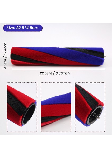 V12 V15 SV16 SV22 Elektrikli Süpürge Yedek Parça No. 971634-01 Kırmızı+Mavi Için Ince Yumuşak Rulo Fırça Çubuğu (Yurt Dışından) fırsatları