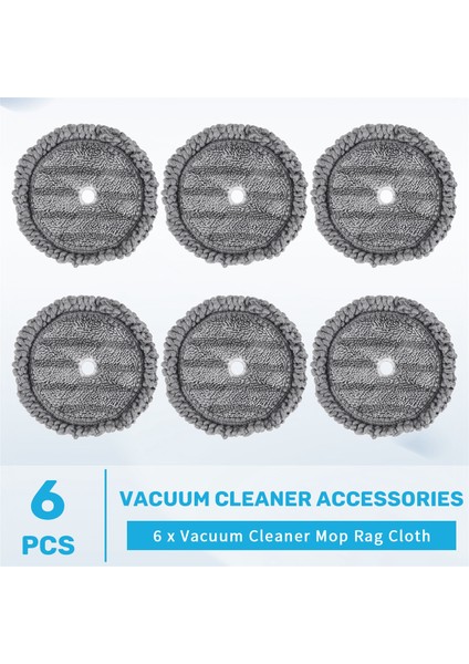 6 Adet Yedek Paspas Pedleri A9 Buhar Bezi Elektrikli Süpürge Robot Paspas Makinesi Temizlik Yedek Parçaları Için Paçavralar (Yurt Dışından) fırsatları