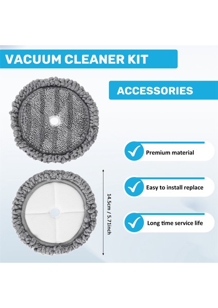 6 Adet Yedek Paspas Pedleri A9 Buhar Bezi Elektrikli Süpürge Robot Paspas Makinesi Temizlik Yedek Parçaları Için Paçavralar (Yurt Dışından) indirimleri