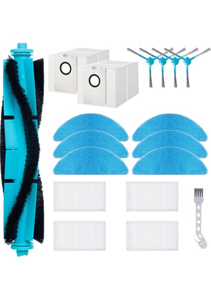 8290 Power Ultra Home /7490 Immortal X-Treme Ana Yan Fırça Filtre Paspas Bezi Toz Torbaları (Yurt Dışından)