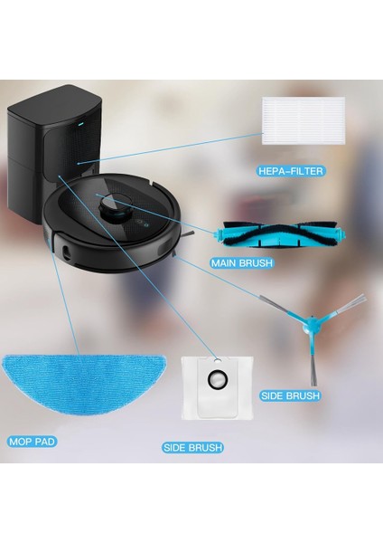 8290 Power Ultra Home /7490 Immortal X-Treme Ana Yan Fırça Filtre Paspas Bezi Toz Torbaları (Yurt Dışından) modelleri