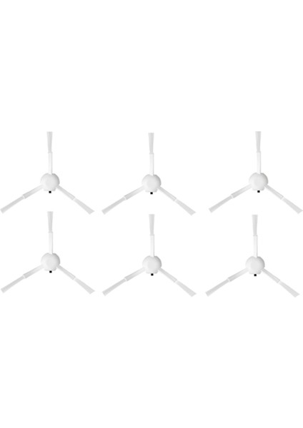 D9 L10PRO Robot Yan Fırça Aksesuarları Elektrikli Süpürge Için 6 Adet (Yurt Dışından)