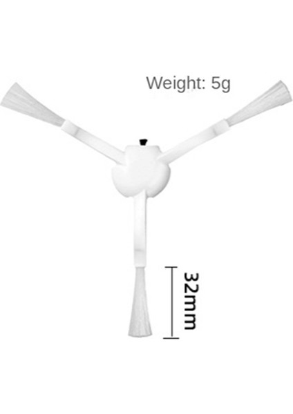 D9 L10PRO Robot Yan Fırça Aksesuarları Elektrikli Süpürge Için 6 Adet (Yurt Dışından) fiyatları