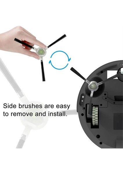 M210 M210S M210B M213 Elektrikli Süpürge Aksesuarları Yedek Parçaları Için 12 Adet Filtre Yan Fırçası (Yurt Dışından) fırsatları