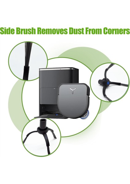 X5 Omni / Pro Robot Süpürge Ana Yan Fırça Filtre Paspas Bezi Toz Torbaları Aksesuarları (Yurt Dışından) fiyatları