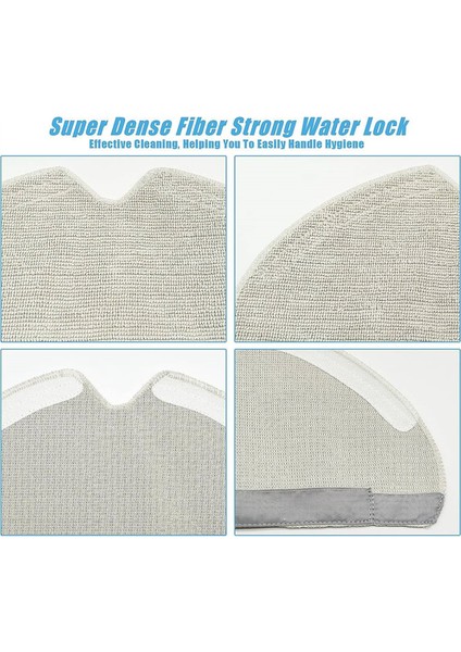 S10, S10 Plus Robot Süpürge Için Mop Bezi Aksesuar Seti, Mikrofiber Yedek Parçalar (Yurt Dışından) fırsatları