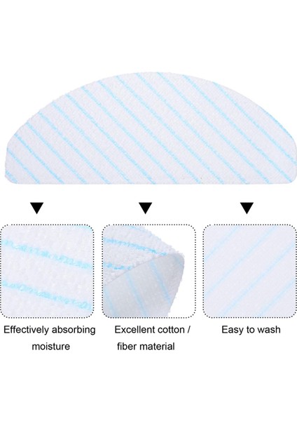 T8/t8+/t8 /n8/n8 Pro/pro+/t9 /t9+/x1 PLUS/T10 Plus Yedek Pedler Için 24 Adet Tek Kullanımlık Paspas Bezi (Yurt Dışından) modelleri