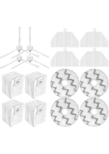 Eva Kendi Kendini Temizleyen Boşaltma Robot Süpürgesi SDJ06RM Yedek Parçalar Filtre Paspas Bezleri Bez (Yurt Dışından)